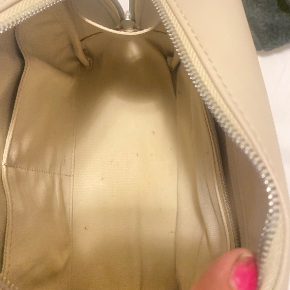 Monos Vegan Leather Large Toiletry Case in Ivory - Picture 6 of 14